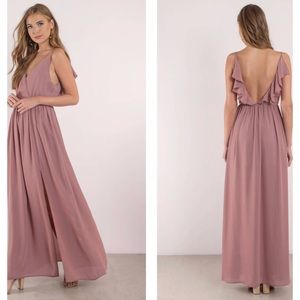 Tobi Zeze Mauve Bridesmaid Dress